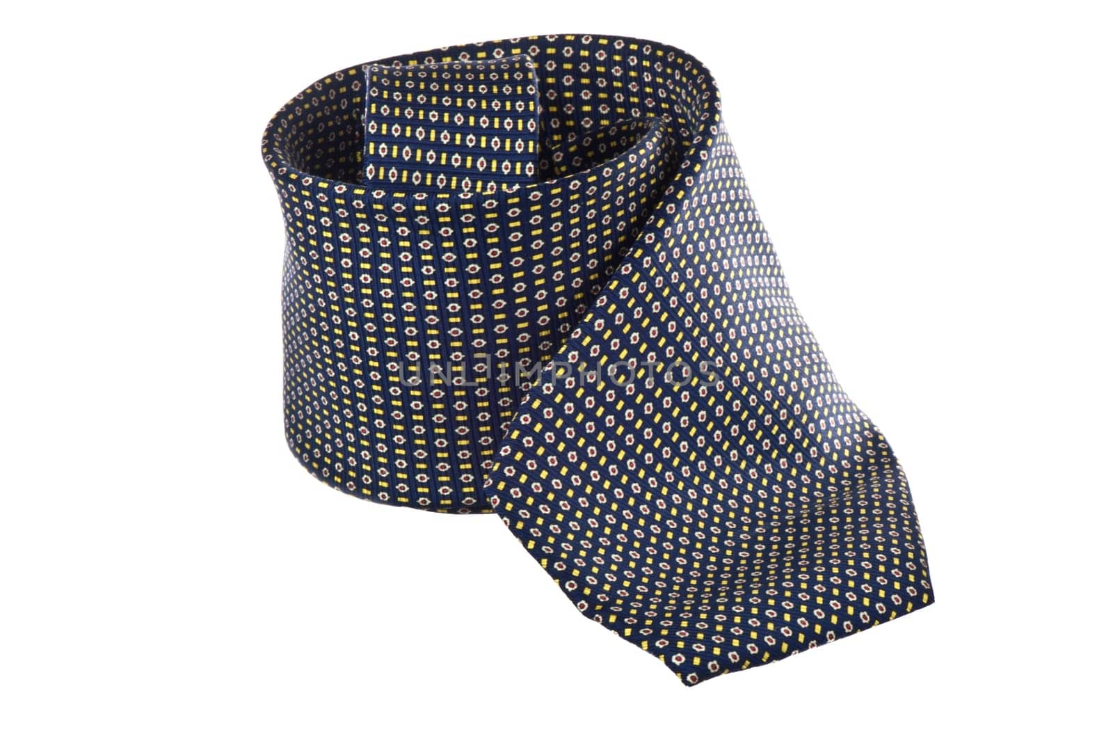 a tie man on a white background