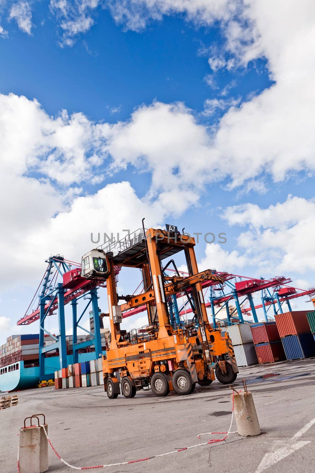 Loading at the commercial dock