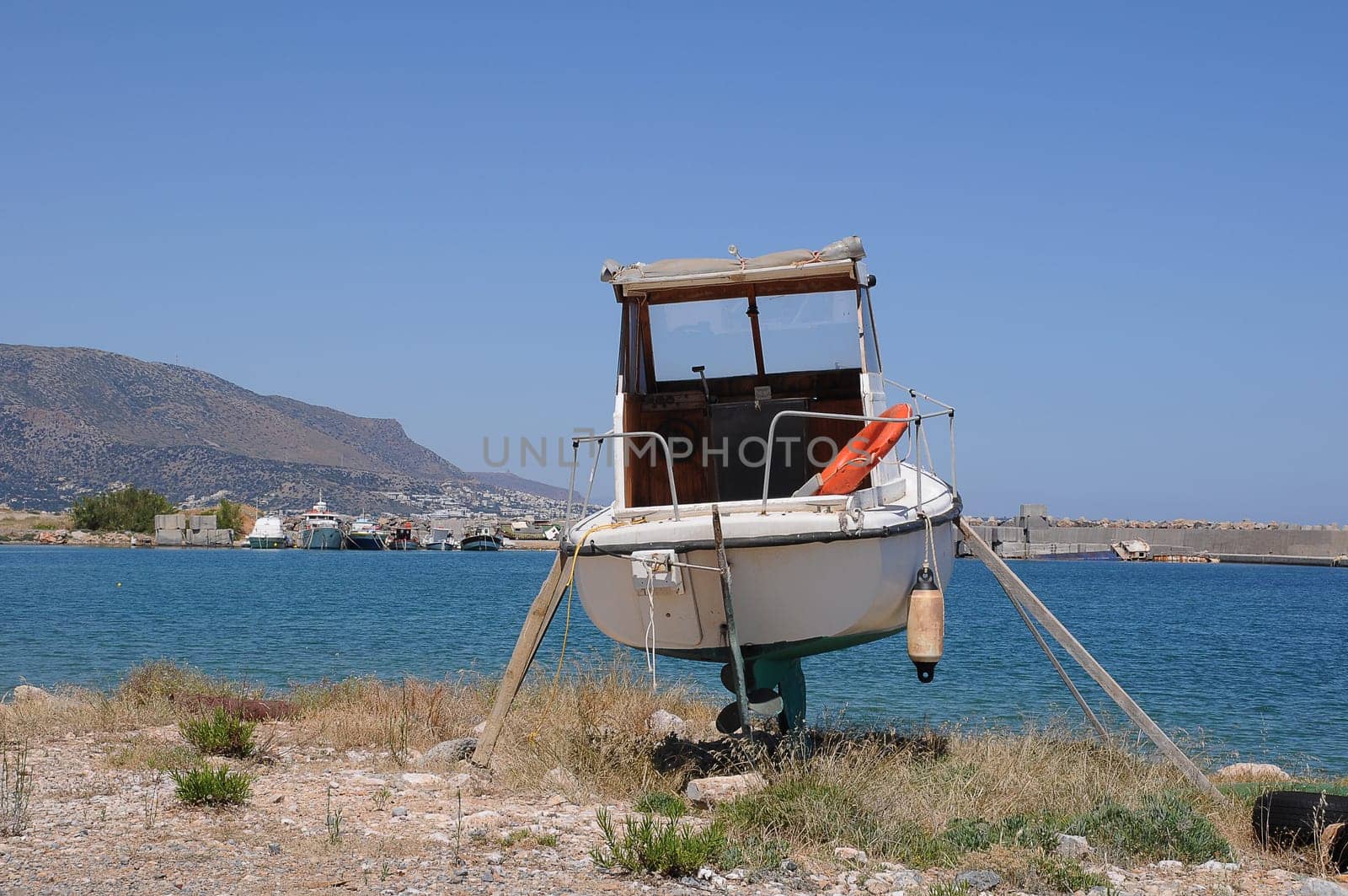 old boat in Crete