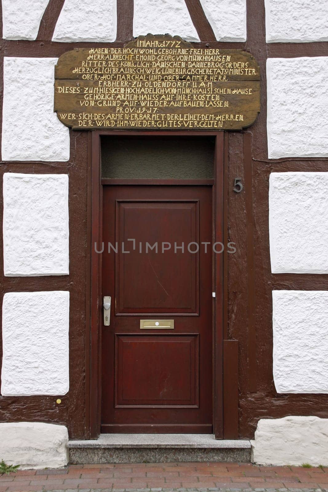 Front door in Hessisch Oldendorf