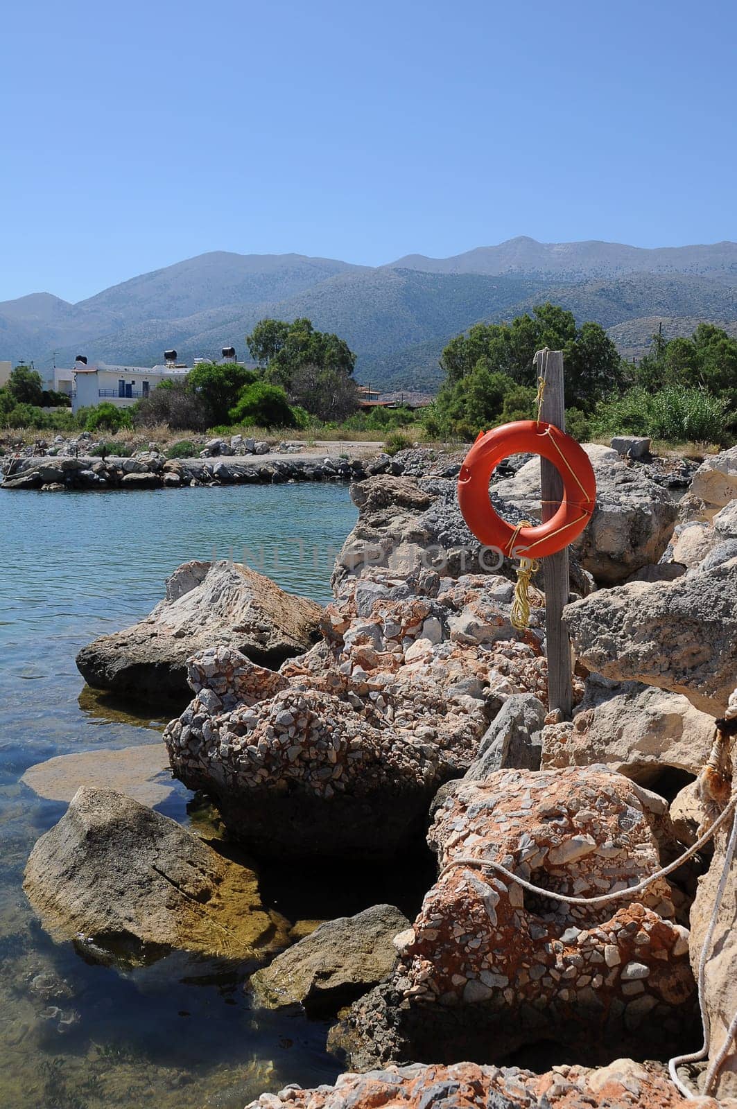 Natural beach in Crete