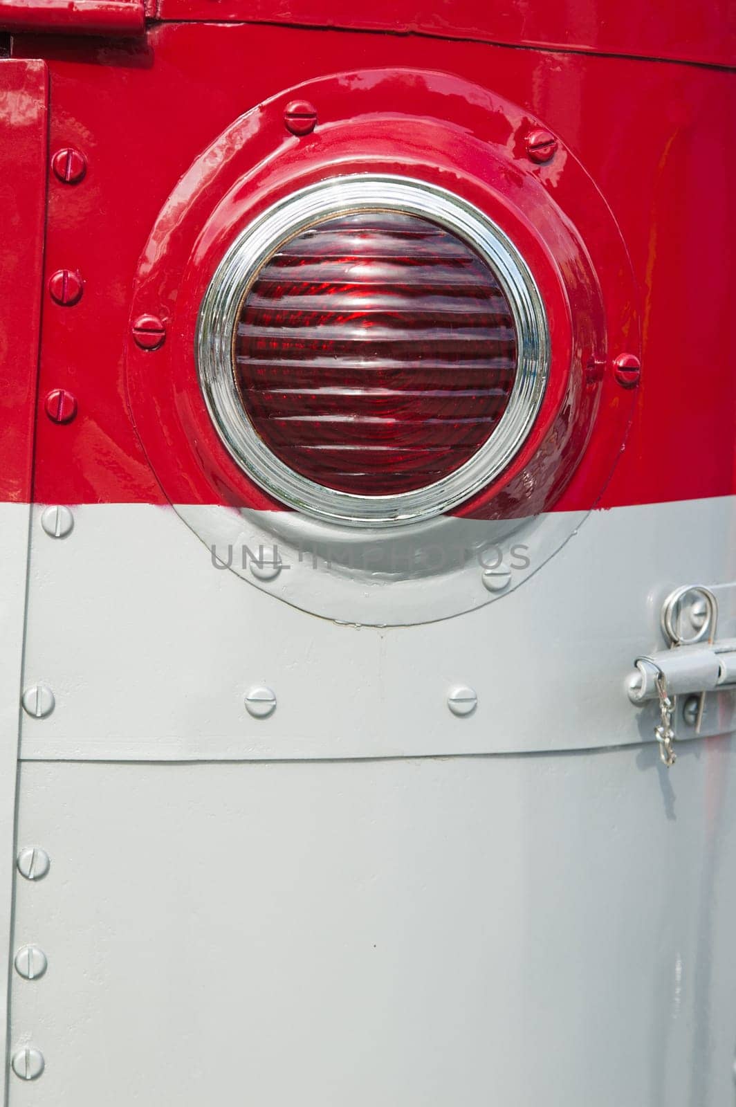 Headlight of the ancient car