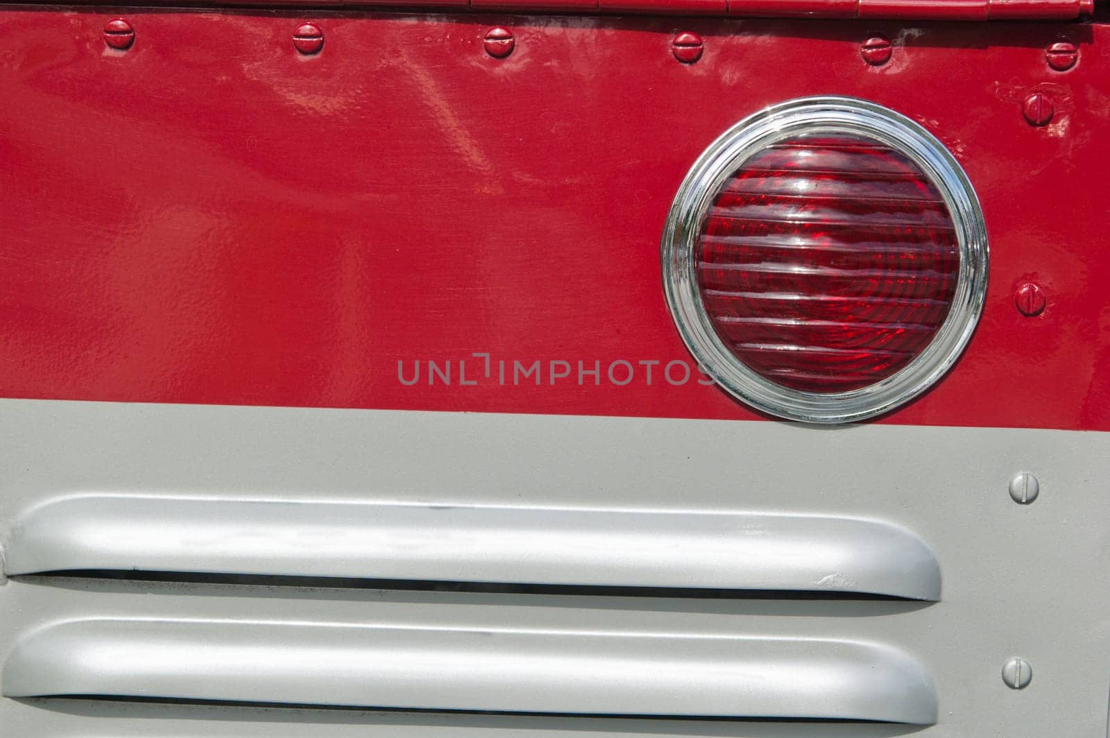 Headlight of the ancient car