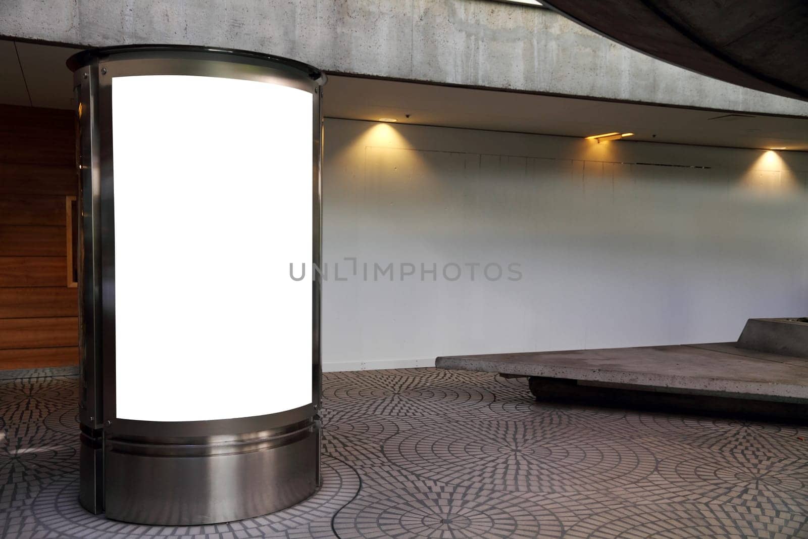 Blank billboard – clipping path included