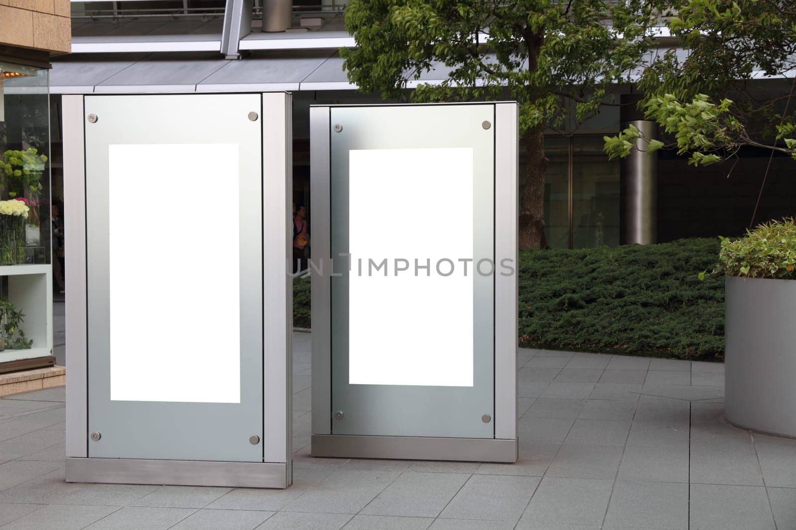 Blank billboard – clipping path included