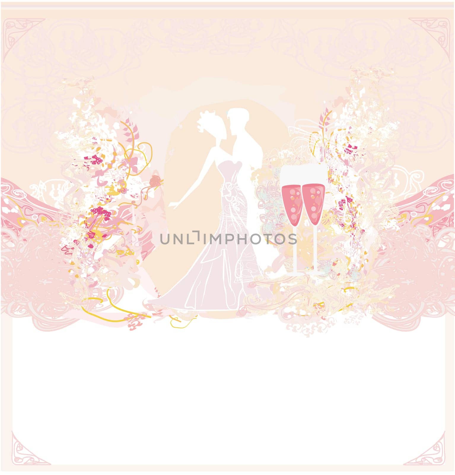 Ballroom dancers - invitation