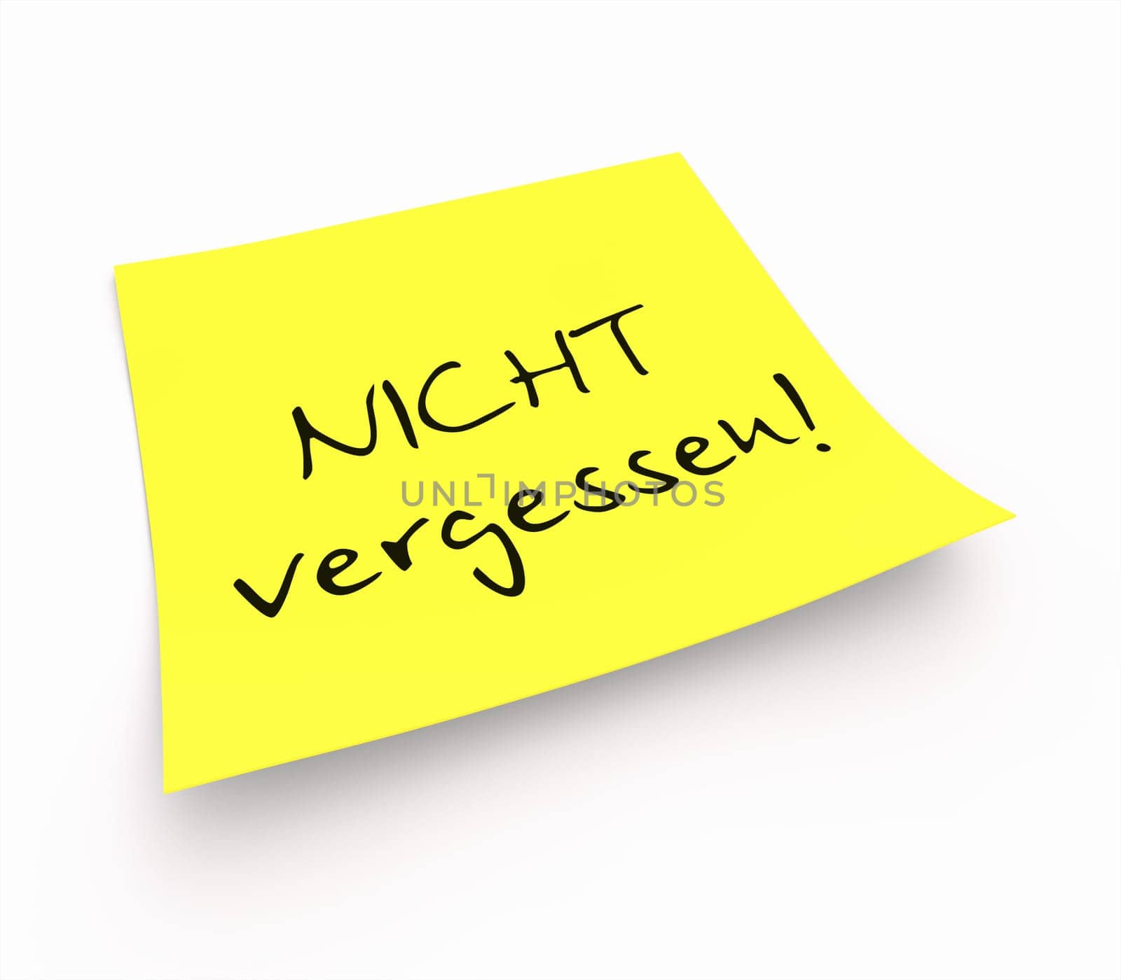 Sticky notes - DON'T forget!
