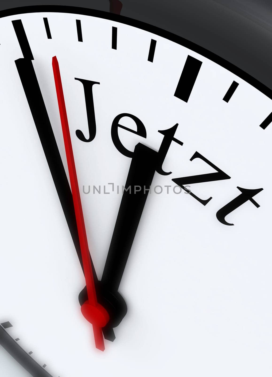 Clock Detail - Five to Now