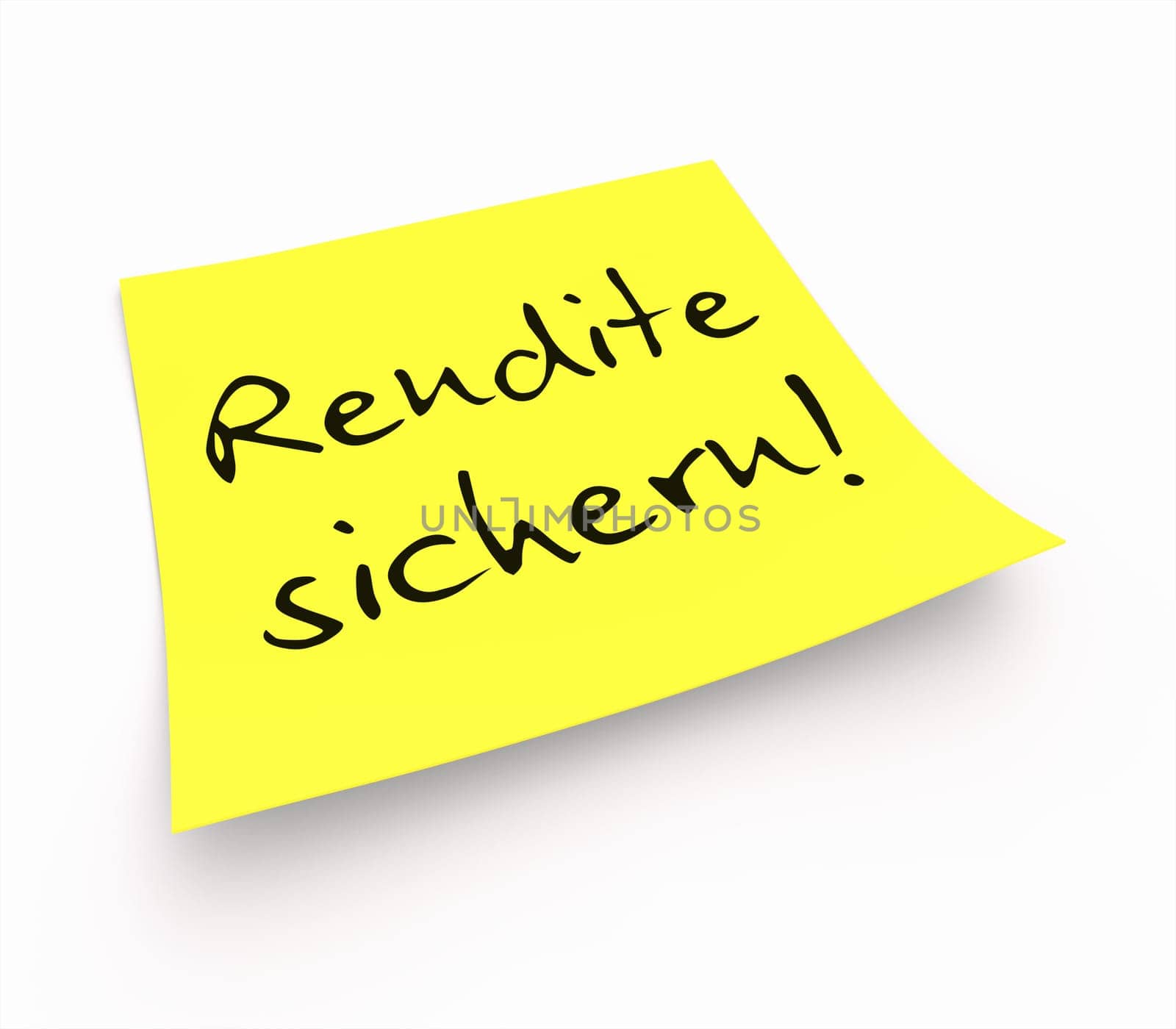 Sticky notes - secure returns!