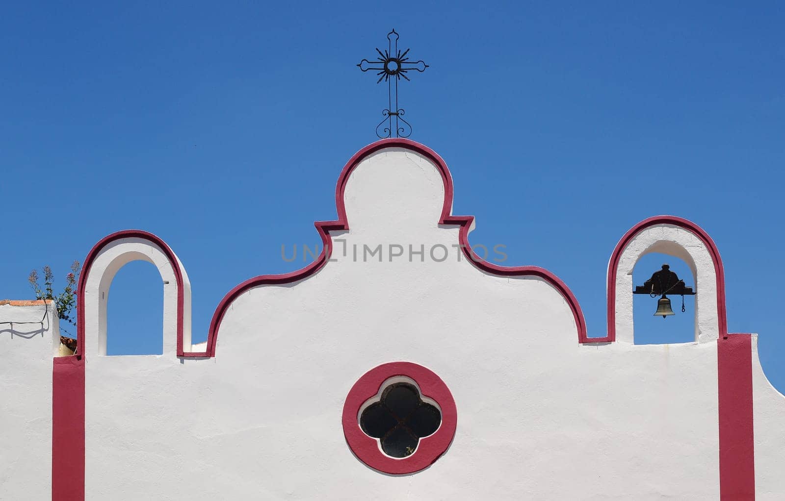 Church detail of the church of Monchique in the Algarve