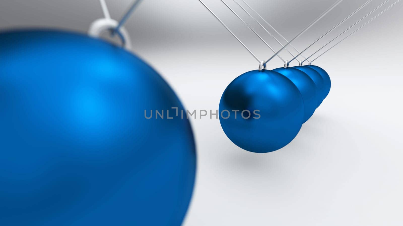 Newtonian Pendulum Blue Grey 02