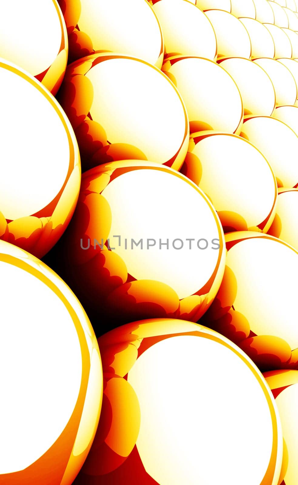 Ball Matrix Background - Orange Red White 07