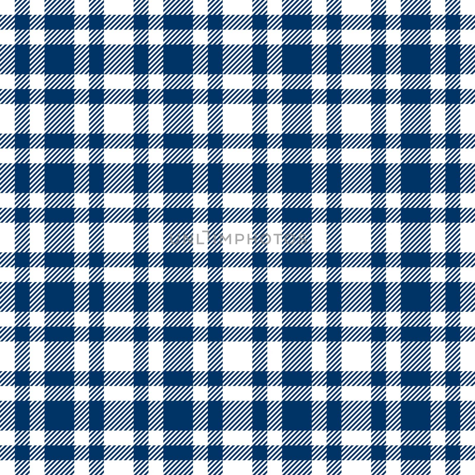 Check Tablecloth Pattern BLUE - endless