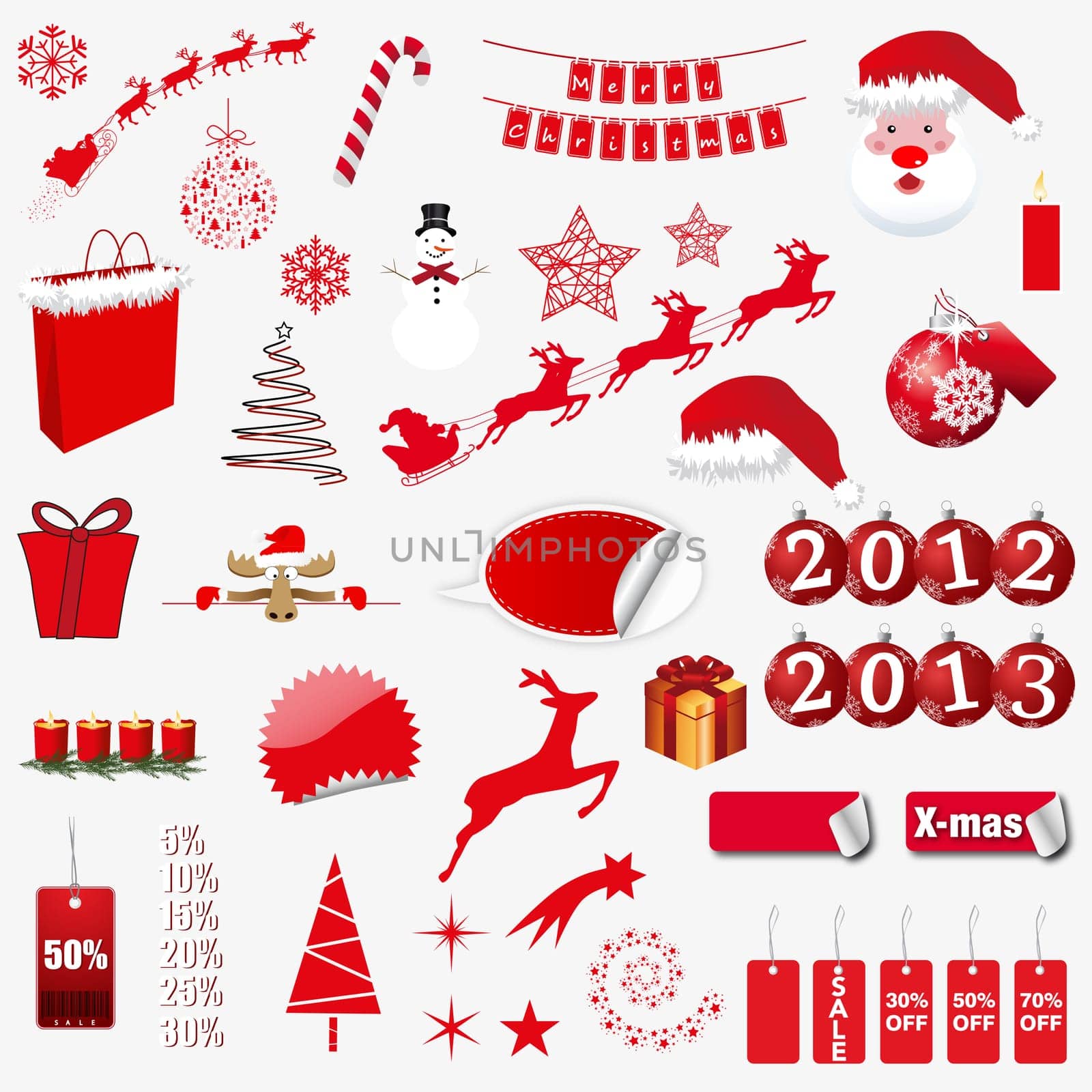 Christmas collage