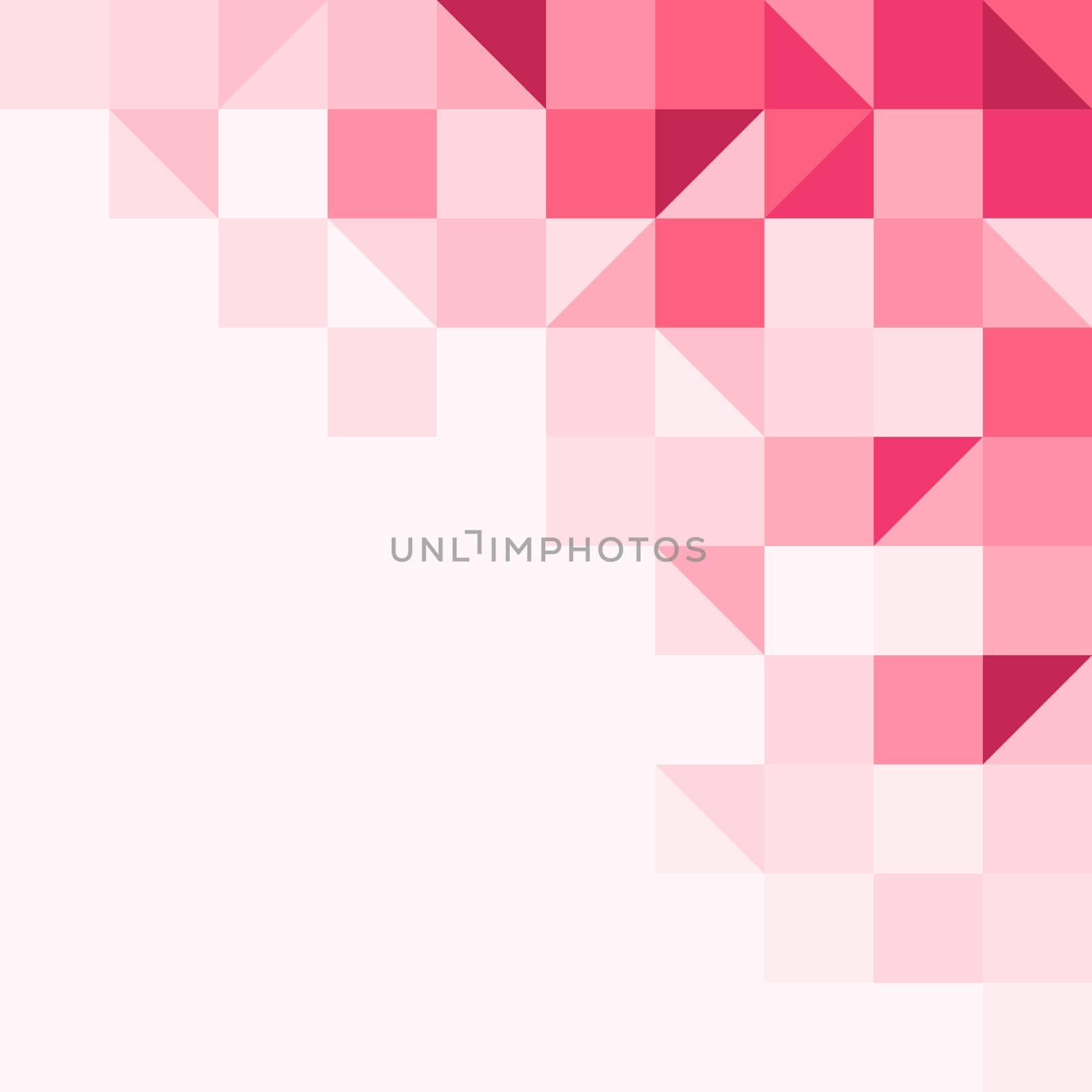 Background structure from geometric shapes in one tone