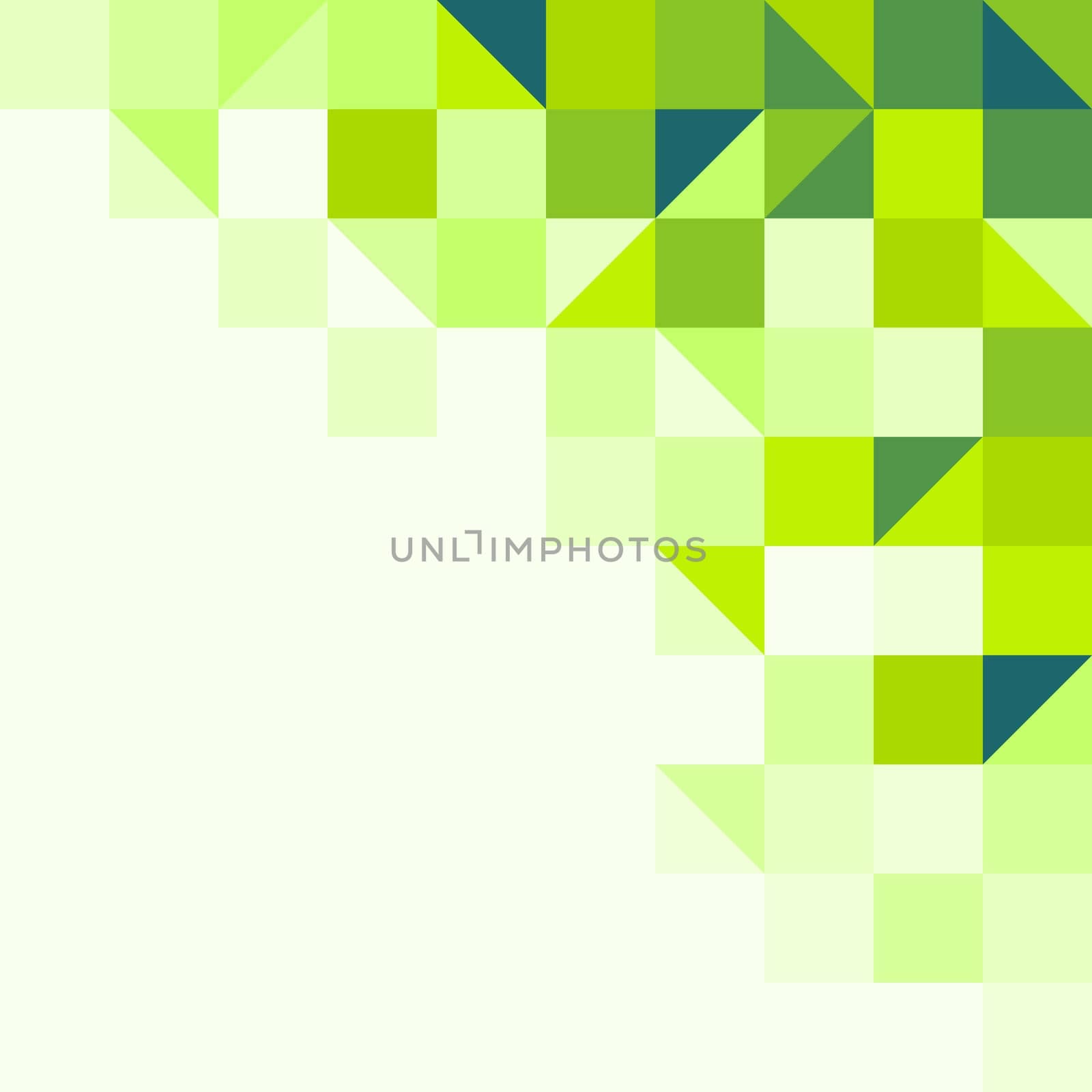 Background structure from geometric shapes in one tone