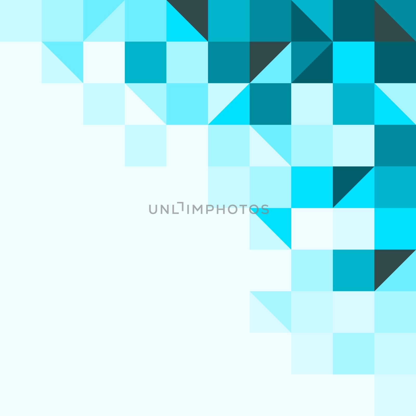 Background structure from geometric shapes in one tone
