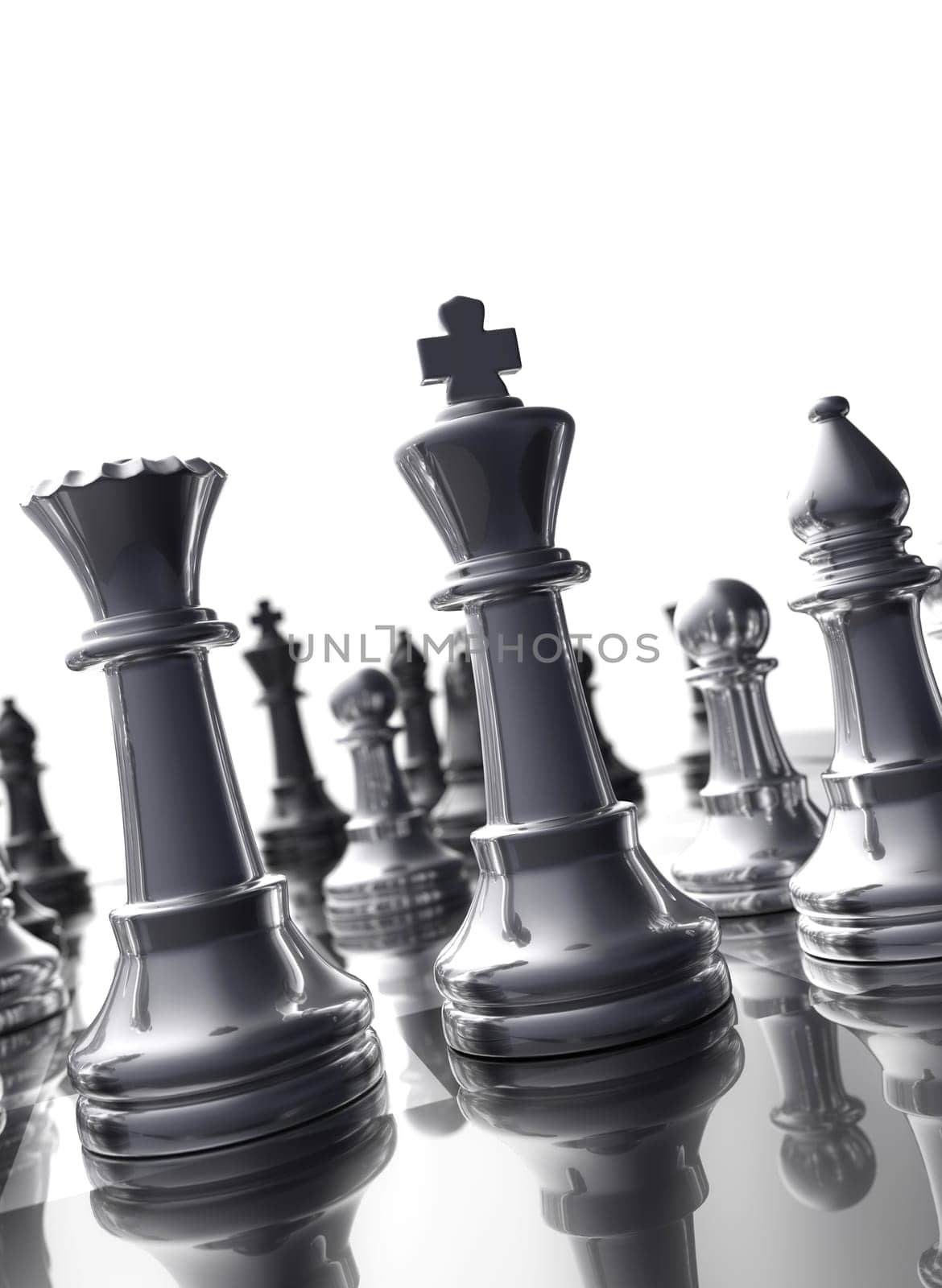 Checkerboard detail in backlight - isolated