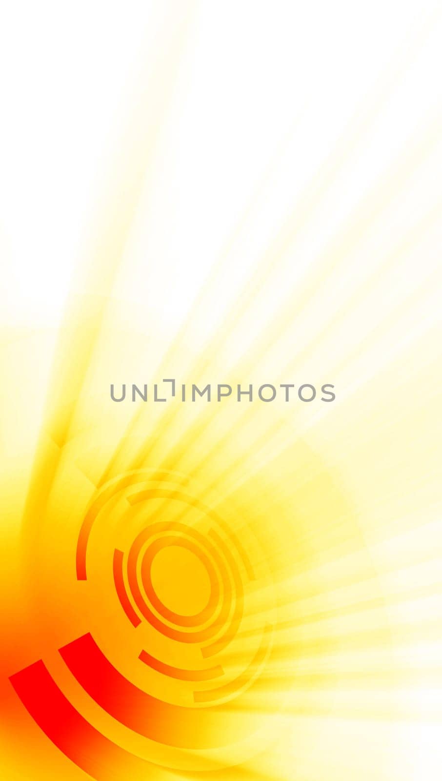 Abstract Light Rotation Yellow Red White Vertical