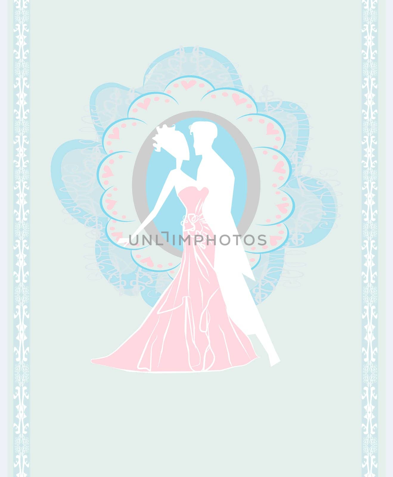 Ballroom dancers - invitation
