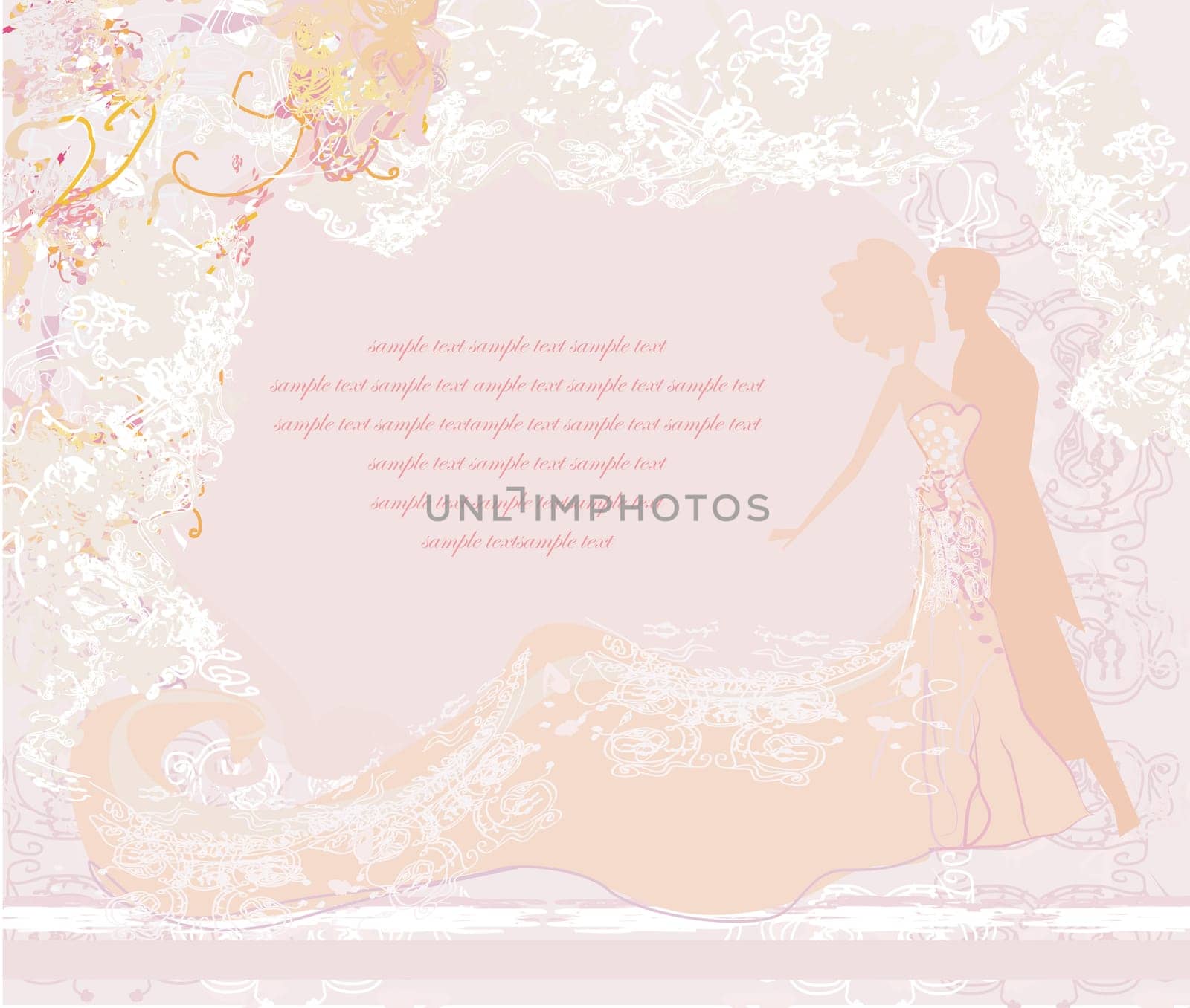 Ballroom dancers - invitation