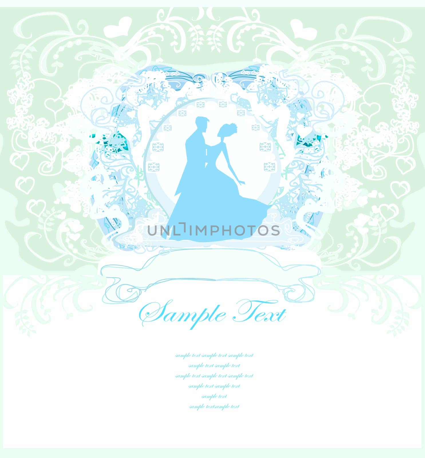 Ballroom dancers - invitation