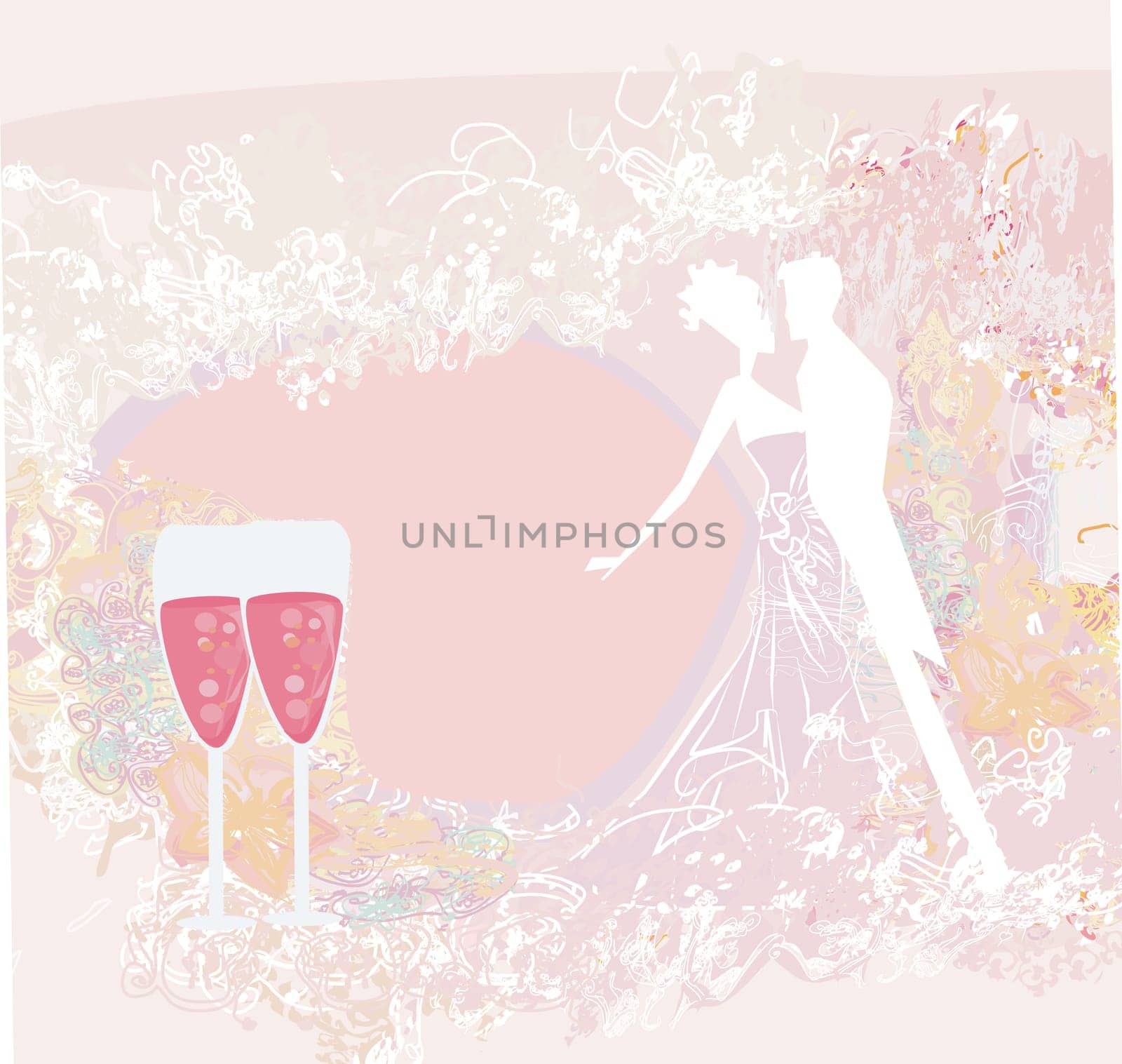 Ballroom dancers - invitation