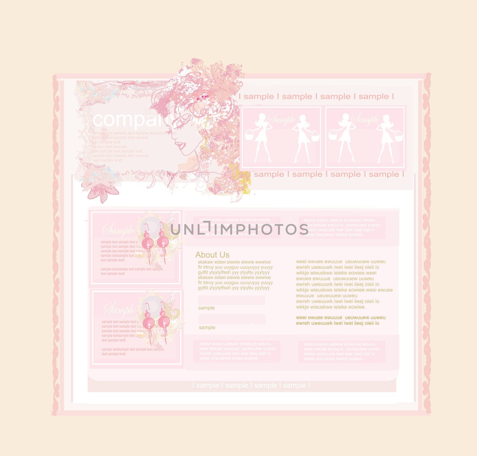 Fashion shopping Website template
