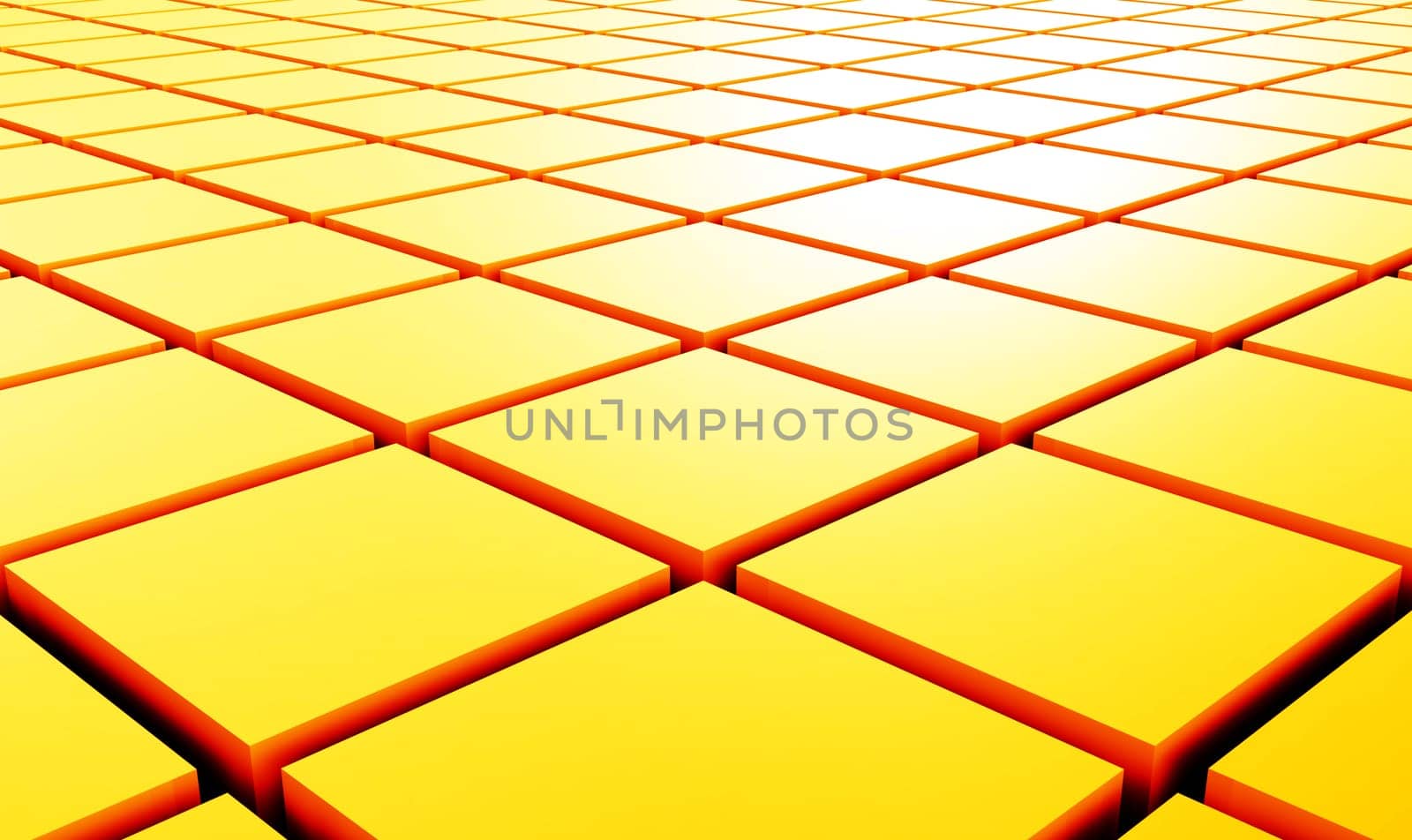 3D Structure - Yellow Cuboids