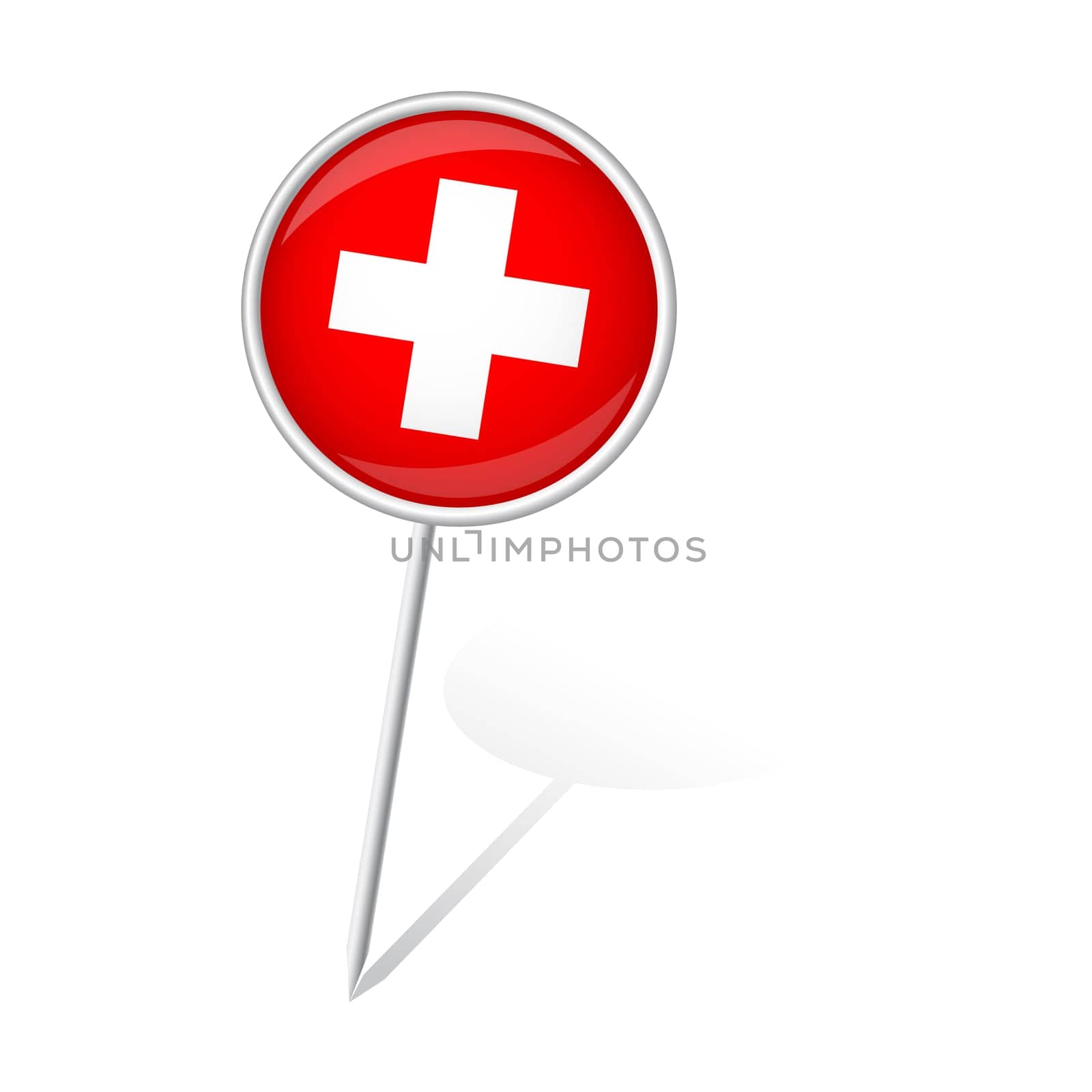 Pin round - SWITZERLAND
