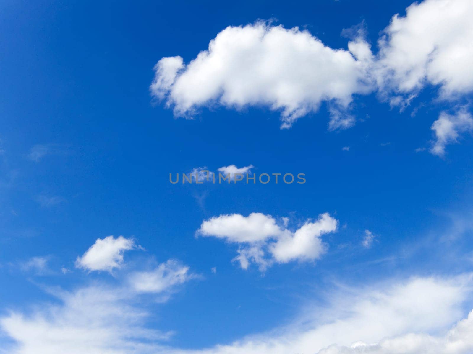 Blue sky and clouds background