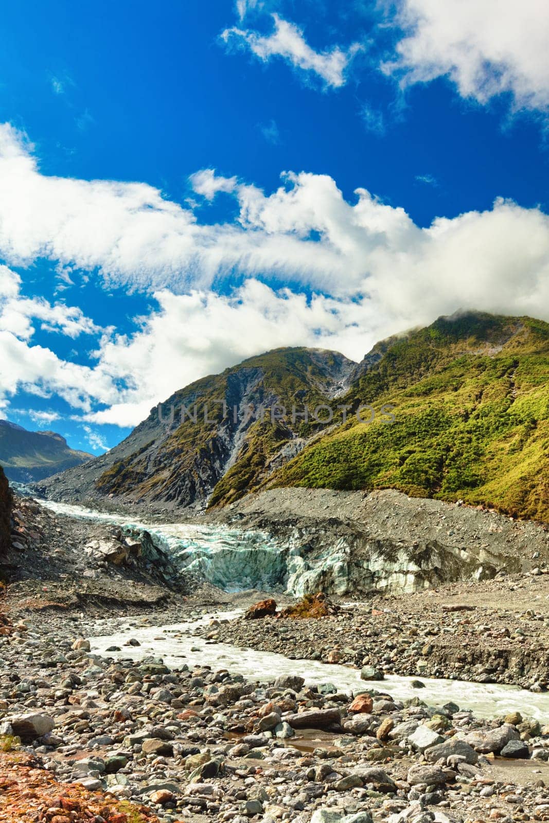 Fox glacier in New Zealand