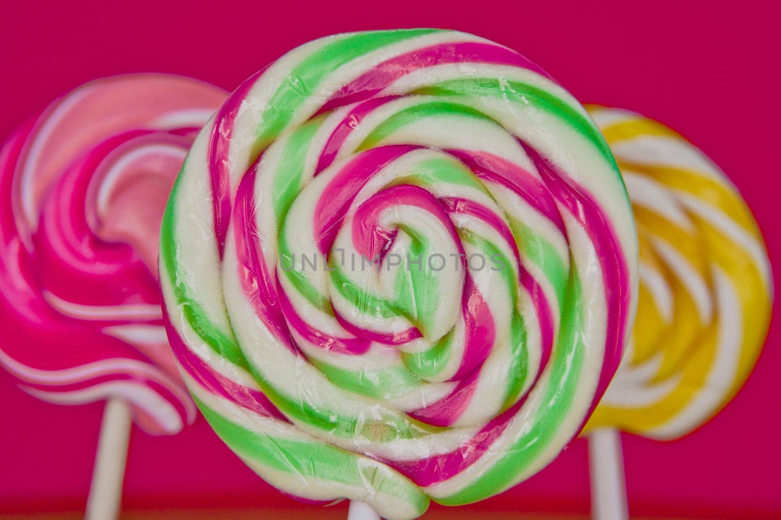 Colorful lollipops