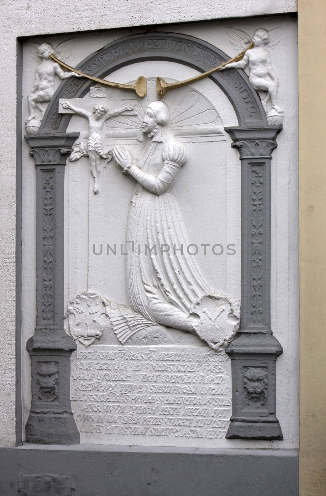 So-called plague stone in Hamelin