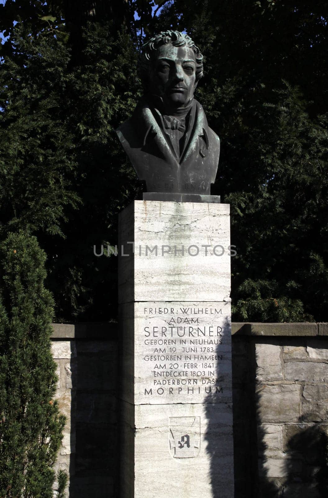 Sertürner Monument in Neuhaus Castle