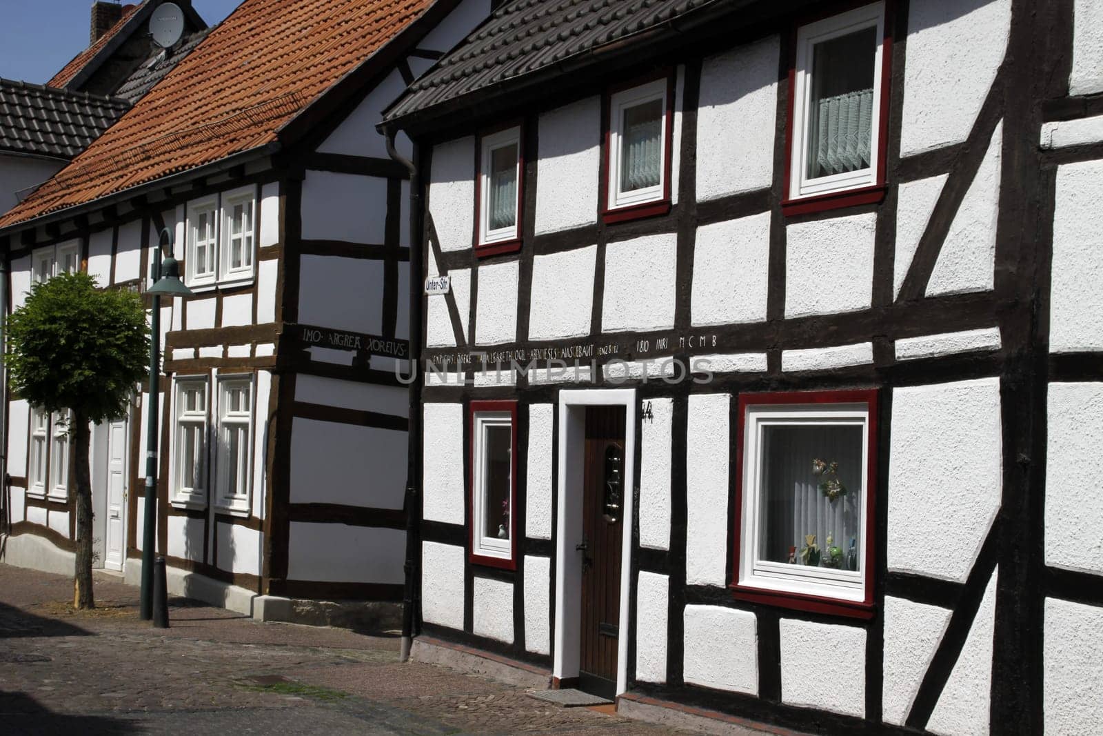 Half-timbered house in Warburg
