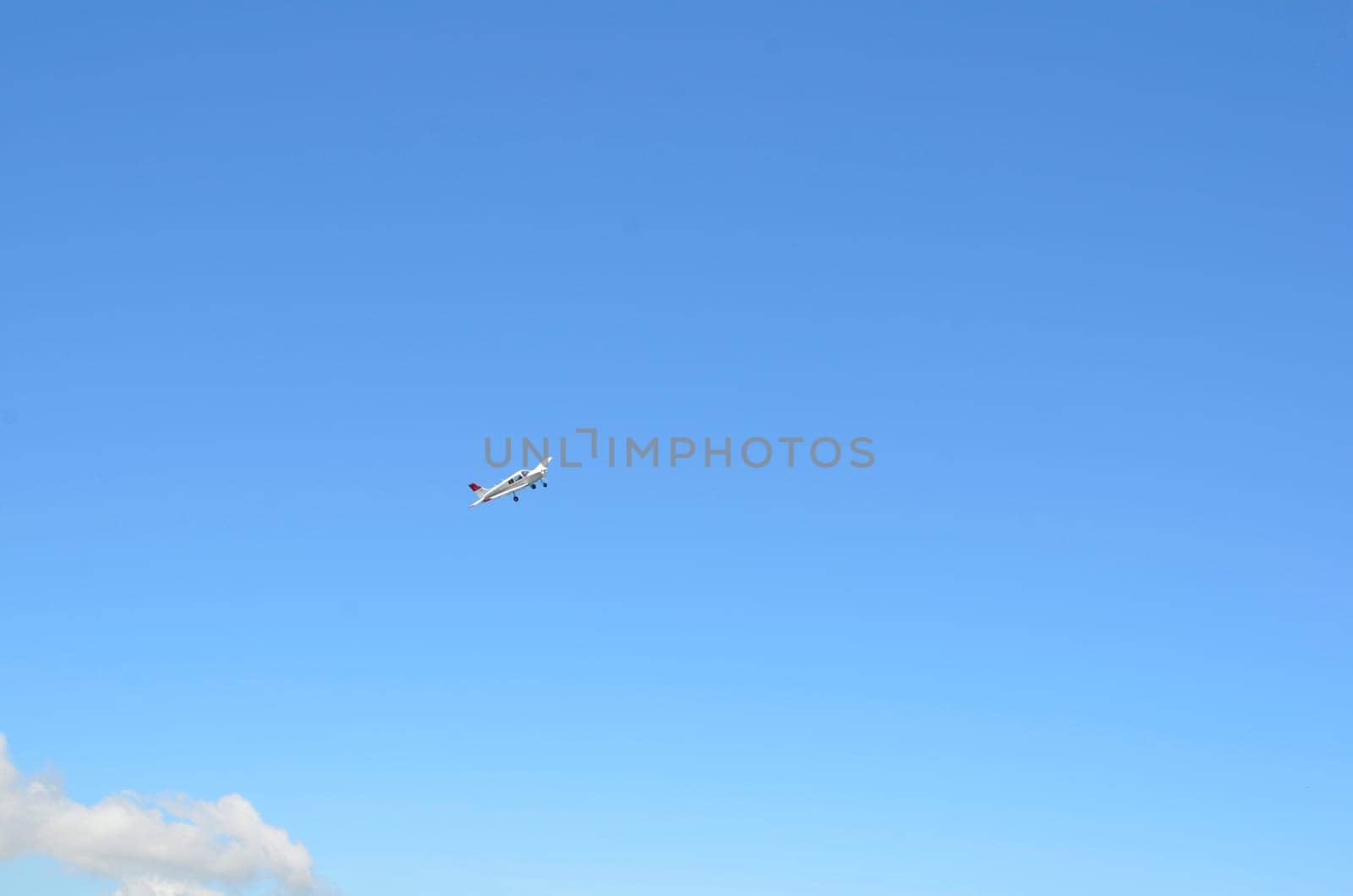 Airplane in the sky