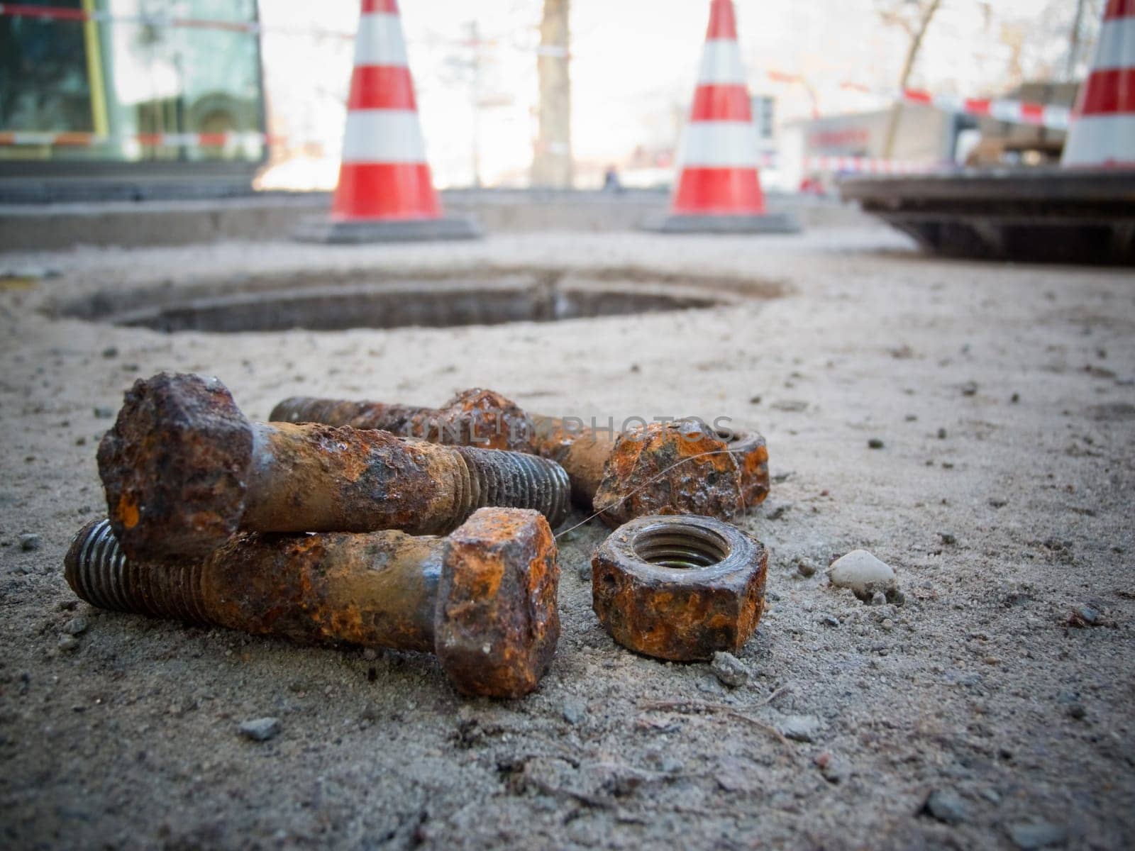 ols screws on the soil