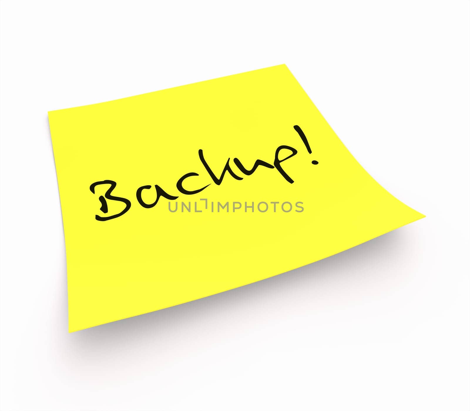 Sticky notes - backup!