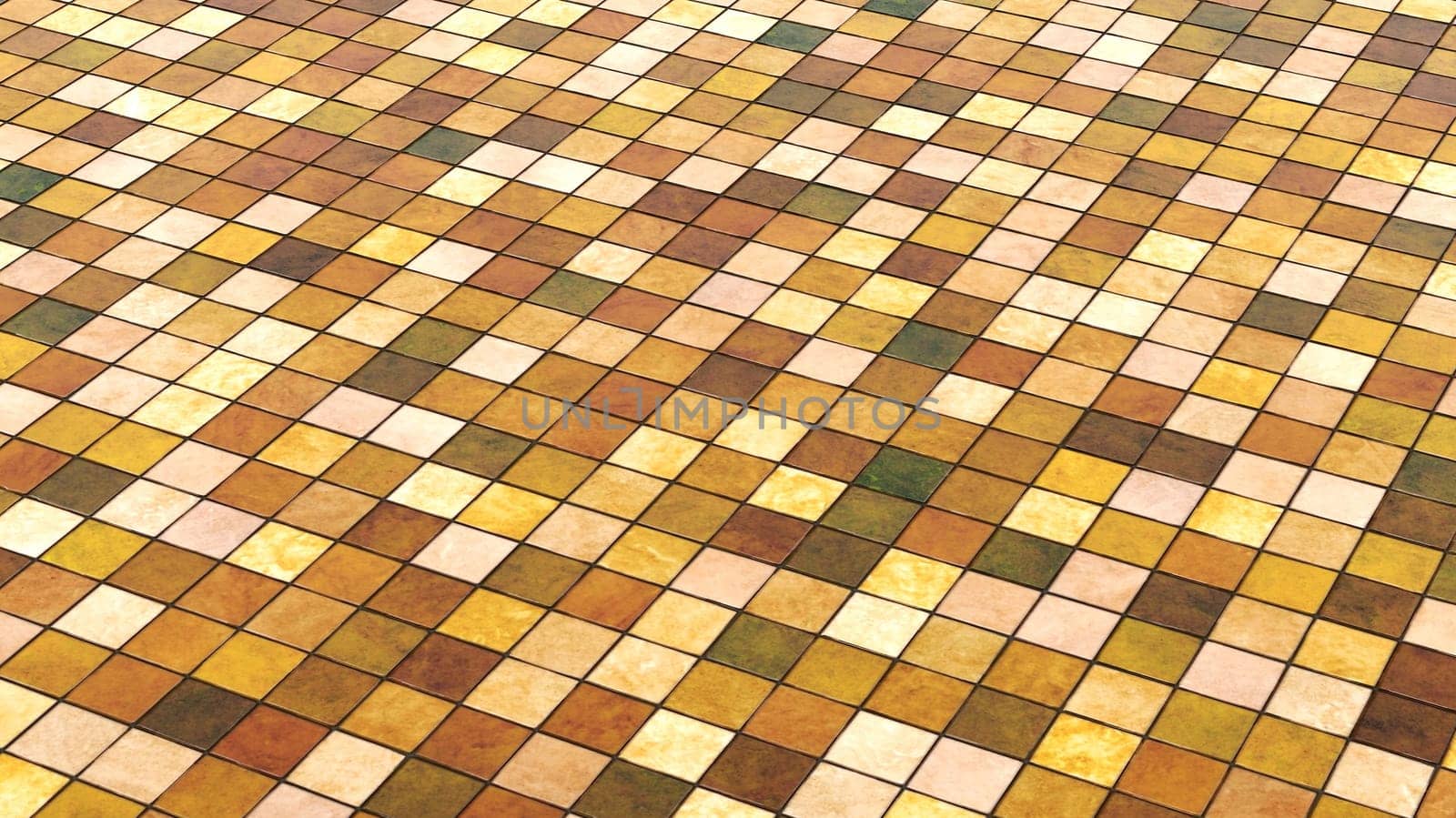 Background Floor Tiles Brown Multicolored 02