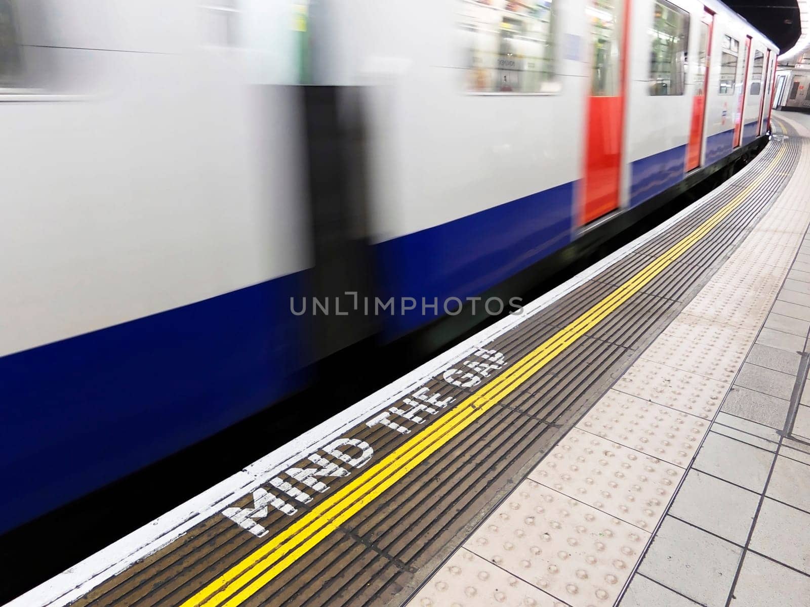 Mind the gap, warning in the London underground