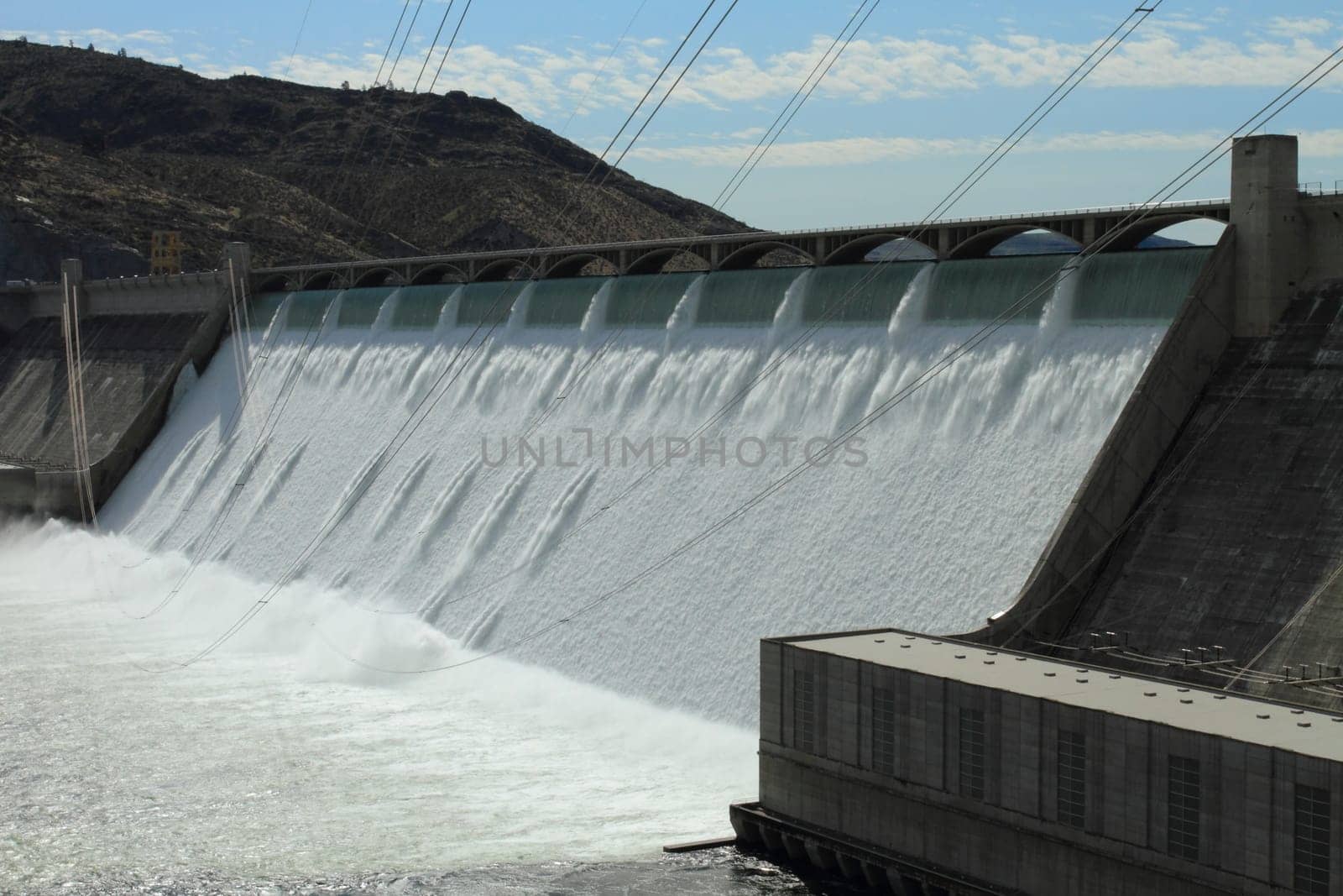 The Grand Coulee Hydroelectric Dam in Washington, U.S.A.