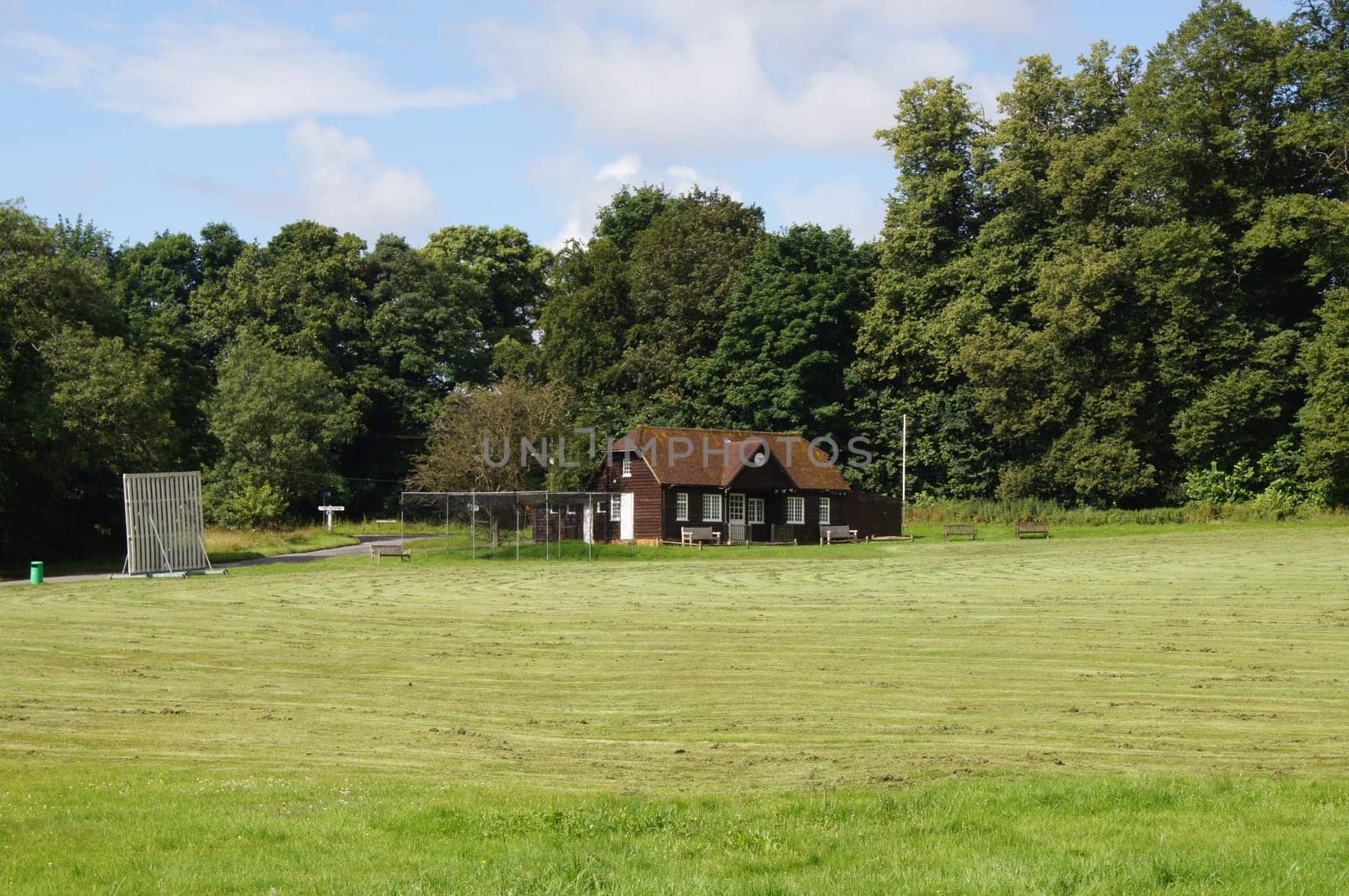 Cricket Pavilion on English Village Green