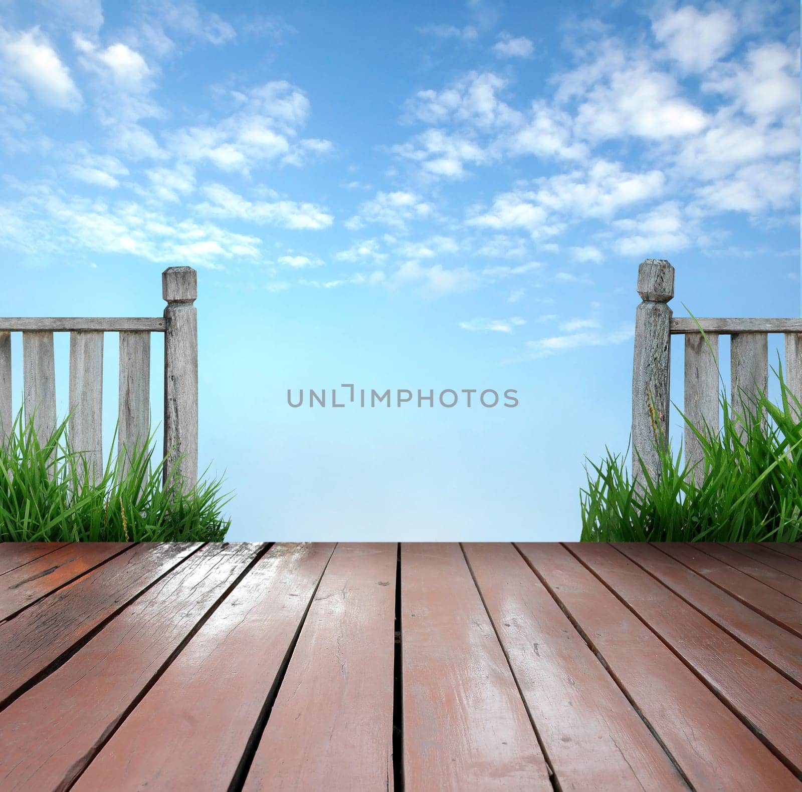 wooden terrace