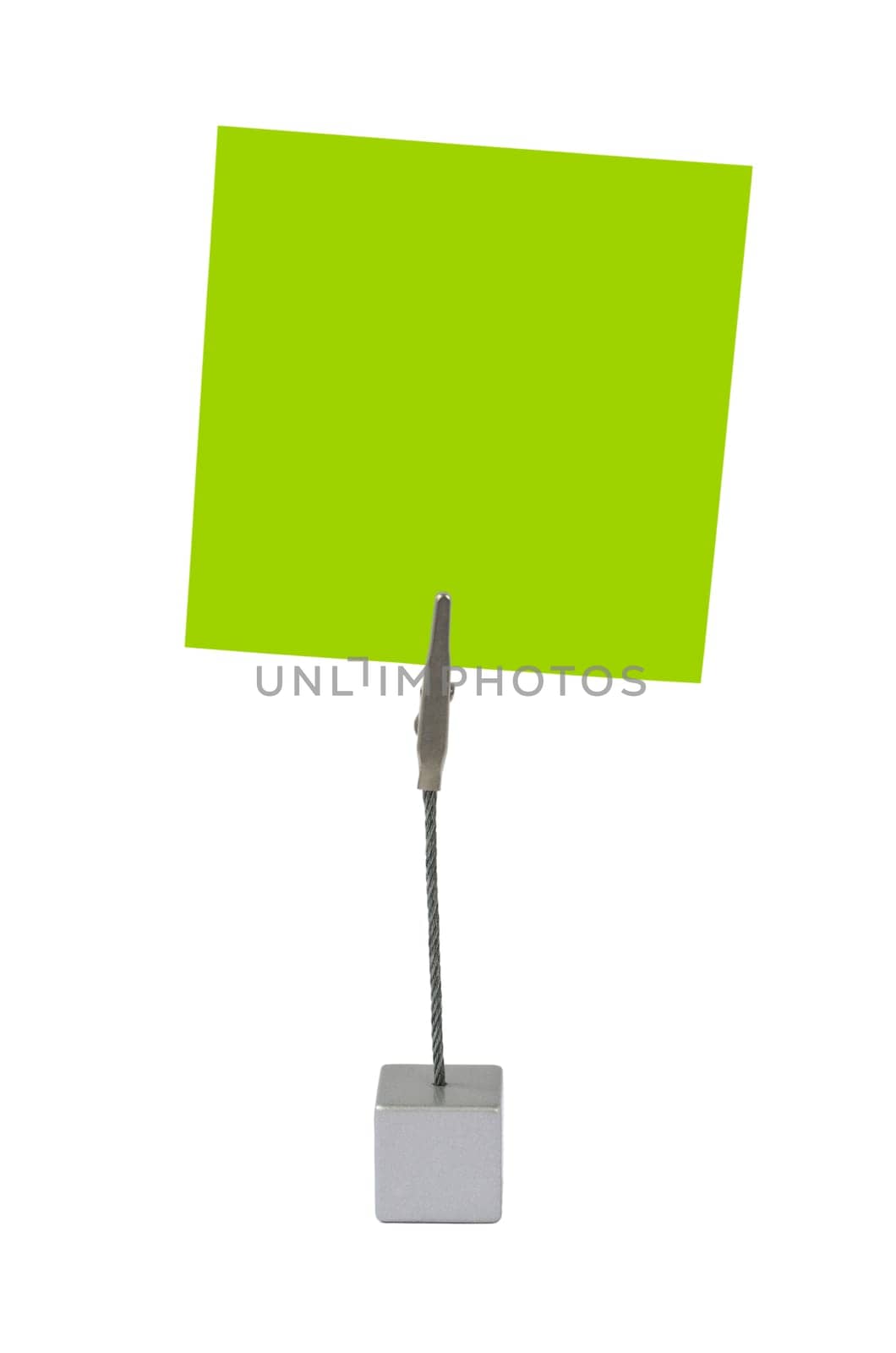 Blank notepad and note holder
