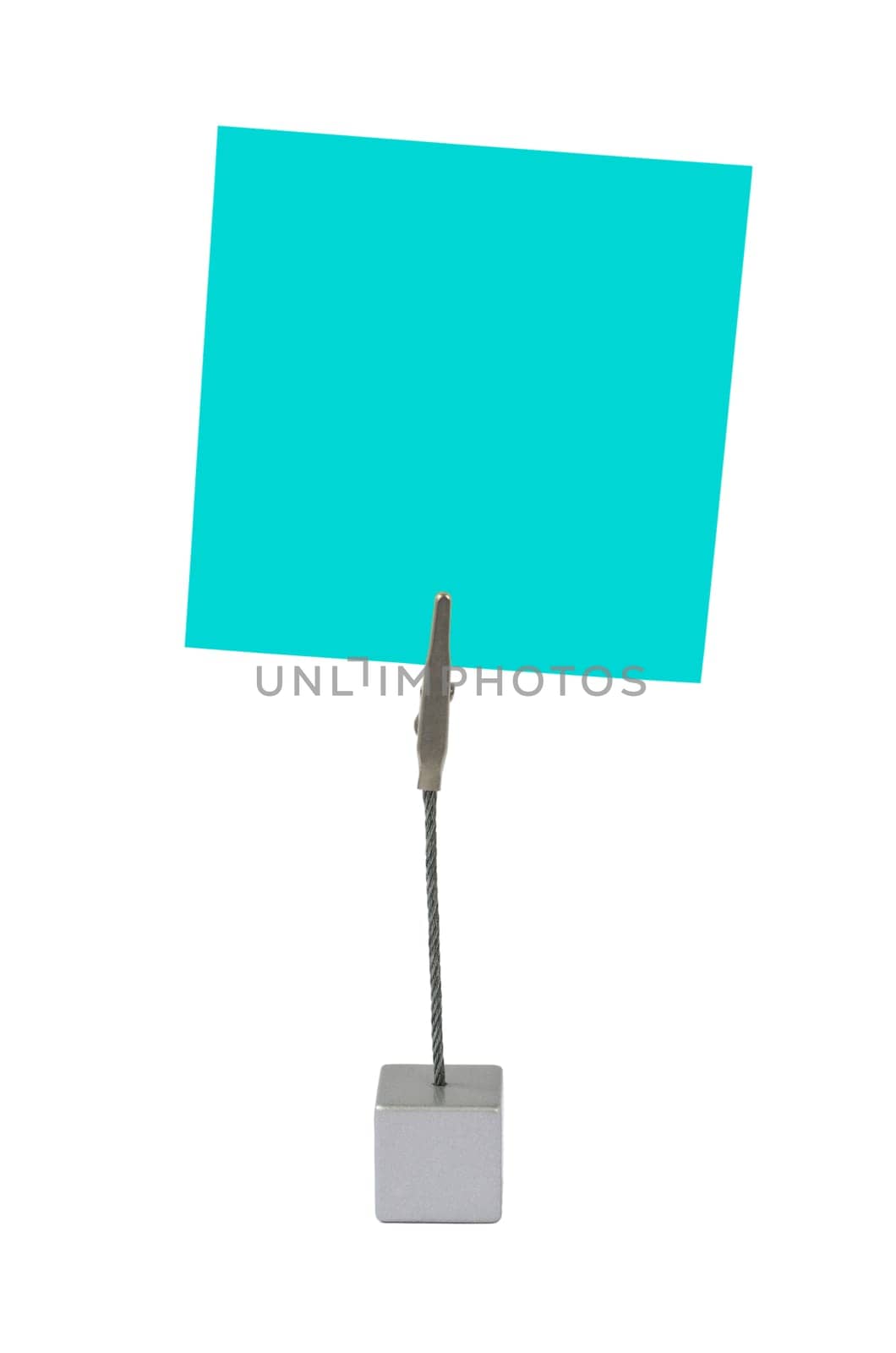Blank notepad and note holder