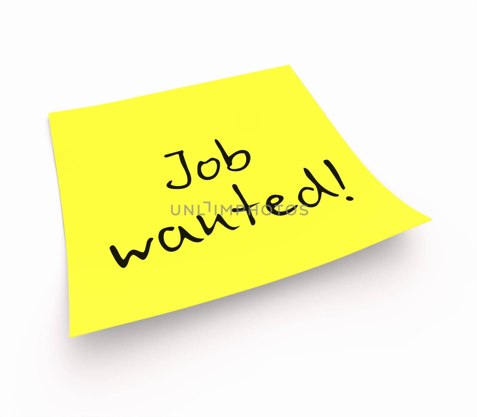 Notizzettel - Job wanted!