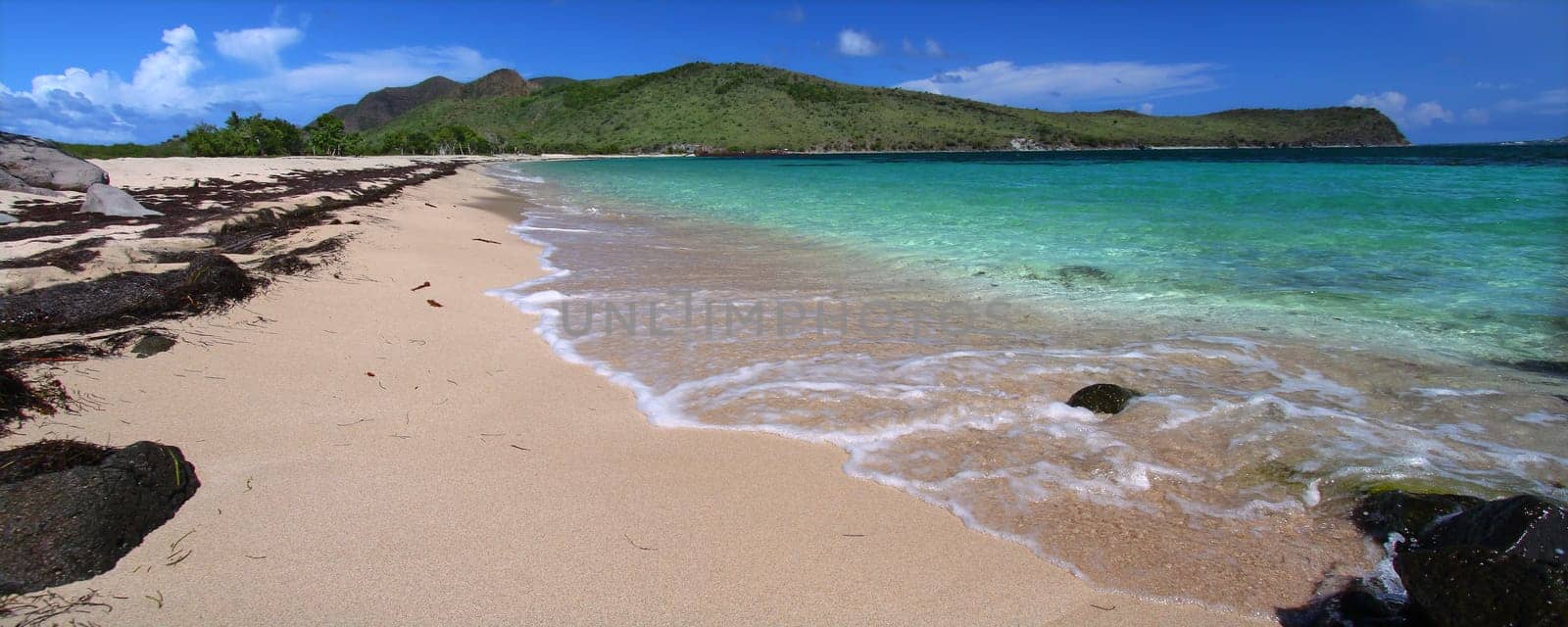 Majors Bay Beach on the Caribbean island of Saint Kitts.