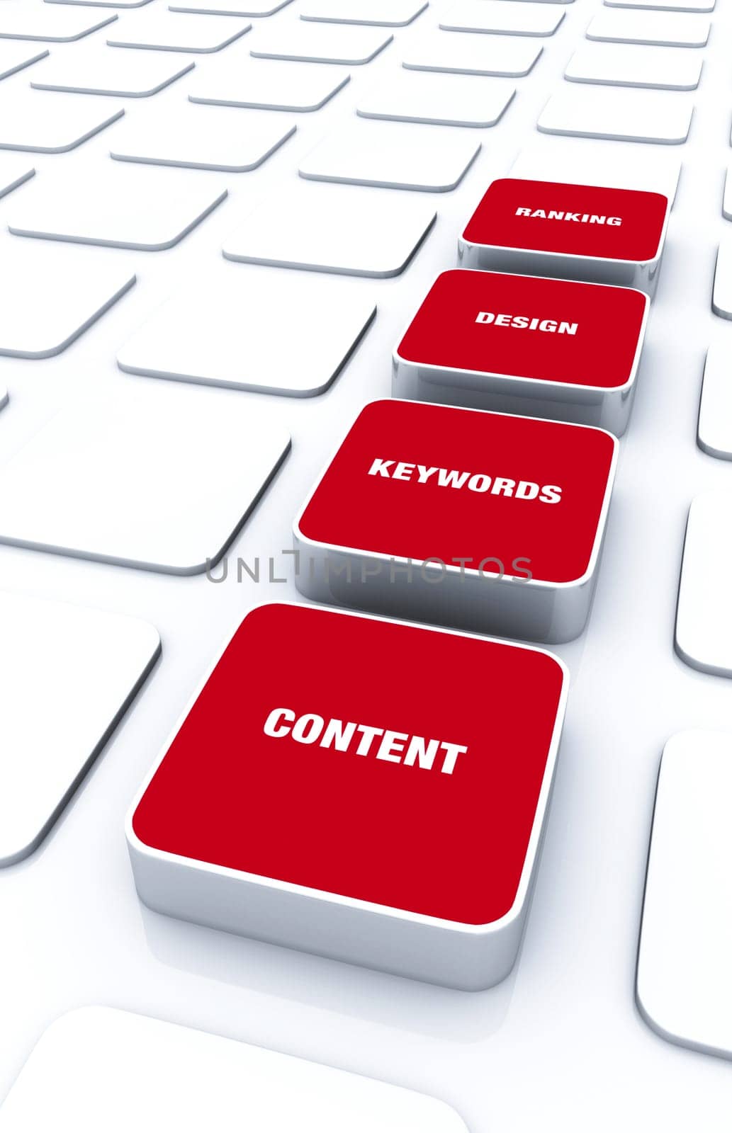 3D Pads Red - Keywords Design Content Ranking 1