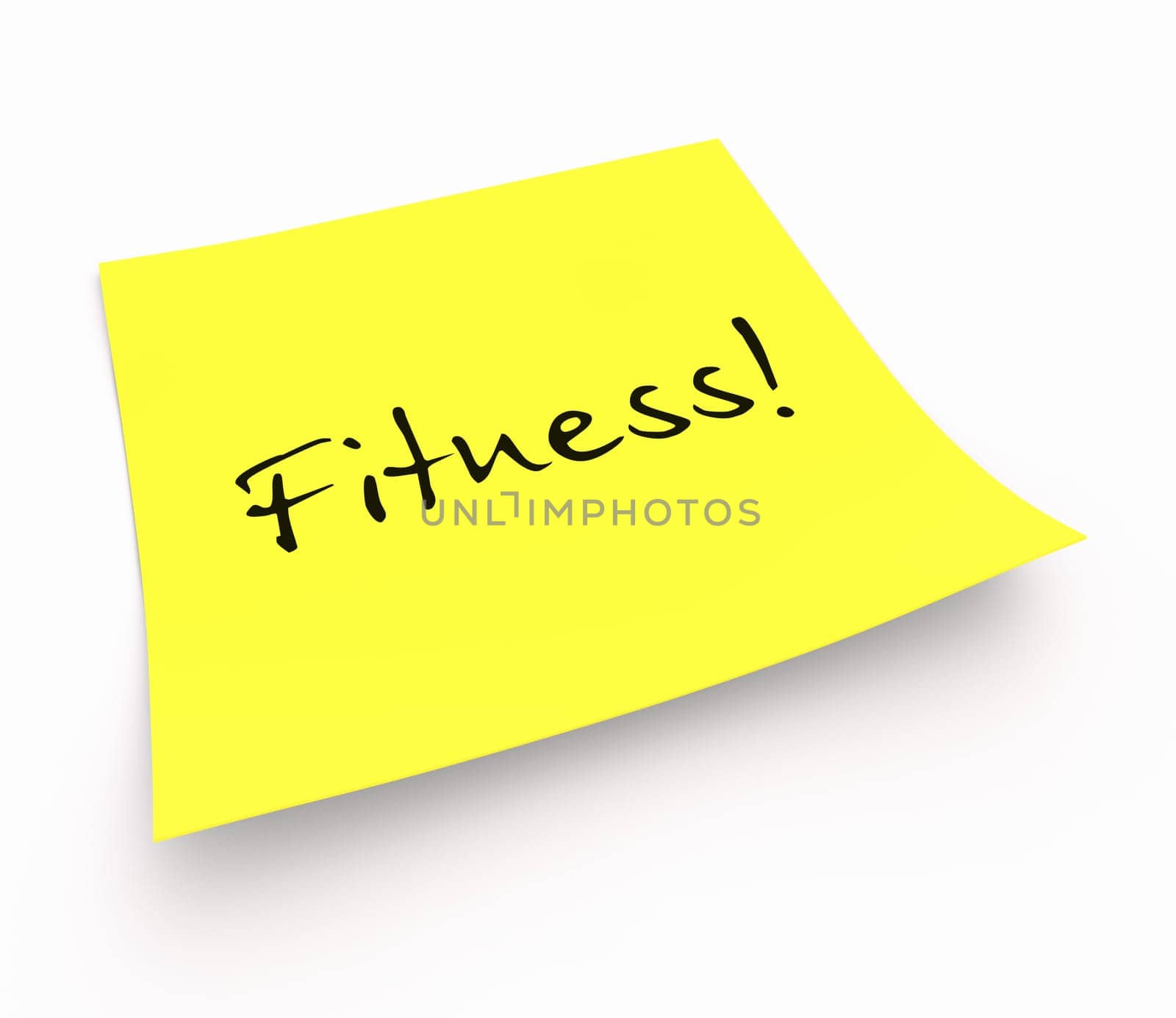 Sticky notes - Fitness!